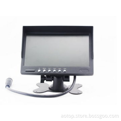7-inch Bus Rear View Mirror Monitor w/Remote Control, Multiple Languages,12V-24V,OSD Menu, Pal&NTS